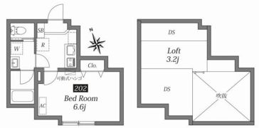TWEED東中野の間取り画像