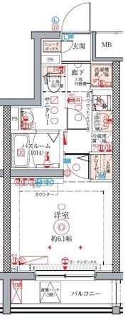 クレヴィスタ方南町Ⅱの間取り画像