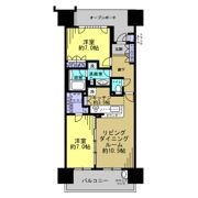 東京フロントコートの間取り画像