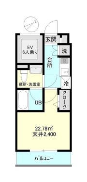レジェンド南品川の間取り画像