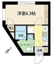 フラシア東品川の間取り画像