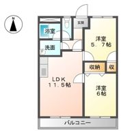 ファインシャトーの間取り画像