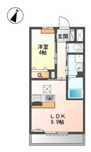 プランドール三木の間取り画像