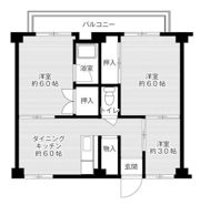 ビレッジハウス東二見4号棟の間取り画像