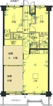 金山グランドハイツの間取り画像