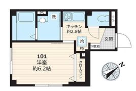 カルム中目黒の間取り画像