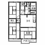 スカイコーポBの間取り画像