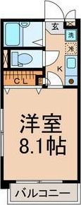 リバーサイドタカセの間取り画像