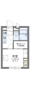 レオパレスサンライズ KWの間取り画像