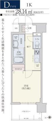 リシュドール大須の間取り画像