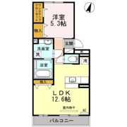 ベルヴュー A棟の間取り画像