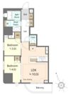 ライオンズミレス蔵前の間取り画像