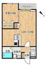 シャンテ広田の間取り画像