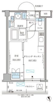 パークアクシス文京本郷の間取り画像
