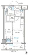 パークアクシス文京本郷の間取り画像