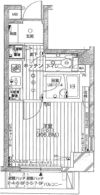 菱和パレス銀座八丁目の間取り画像