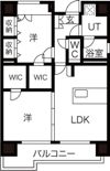 C.P.Pure1608の間取り画像