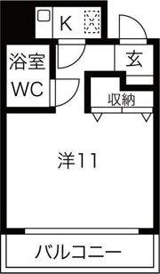 ラフィネ新栄の間取り画像