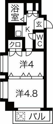 ラディアントⅢの間取り画像