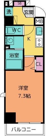 ラグゼナ上前津の間取り画像