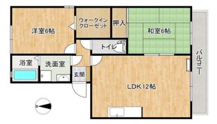 セジュール広田の間取り画像
