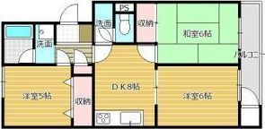 ヴィラフローレンスの間取り画像