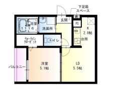 フジパレス羽衣Ⅱ番館の間取り画像