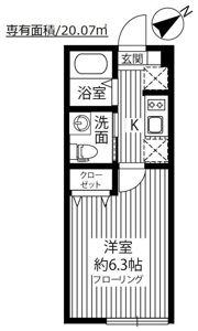 STAGE駒沢公園の間取り画像