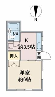 上ノ原ハイツの間取り画像