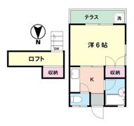 第二山崎ハイツの間取り画像