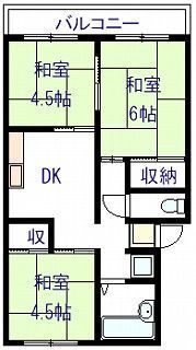 ライズィングマンションC棟の間取り画像