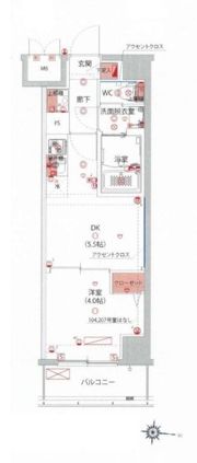 ハーモニーレジデンス東京大島ザ・ガーデンの間取り画像