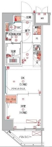 ハーモニーレジデンス東京大島ザ・ガーデンの間取り画像