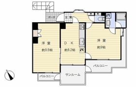 ハピネスコートの間取り画像