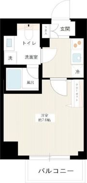 REALIZE蒲田Ⅲの間取り画像