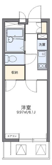 レオパレスオリエンタルの間取り画像