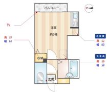 ウエストヒルの間取り画像