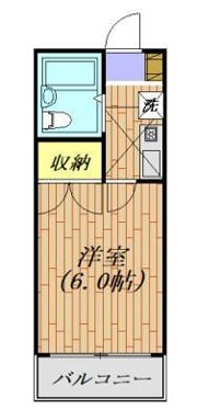 ベルトピア行田Ⅰ 202号室の間取り画像