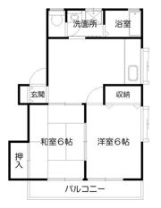 エスケイハイムの間取り画像