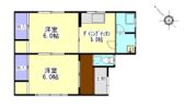 寄木戸戸建て 北棟の間取り画像