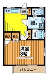 シャトル浜田山Ⅱの間取り画像