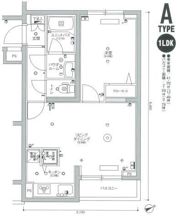 スカイコート品川東大井の間取り画像