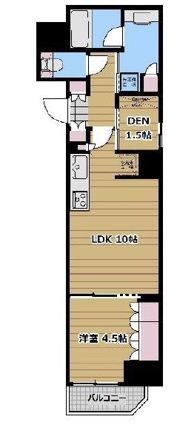 クレストコート新宿山吹町の間取り画像