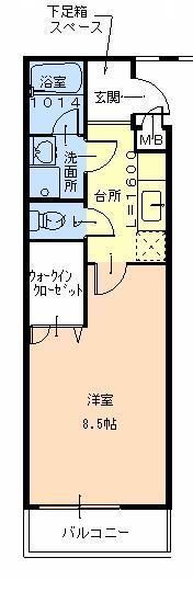 フジパレス シュリットの間取り画像