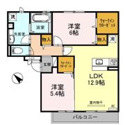 サニーヒルズ 泉大津 A棟の間取り画像