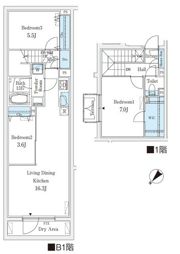 CREATIF学芸大学の間取り画像