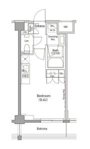 ザ・パークハビオ三軒茶屋テラスの間取り画像