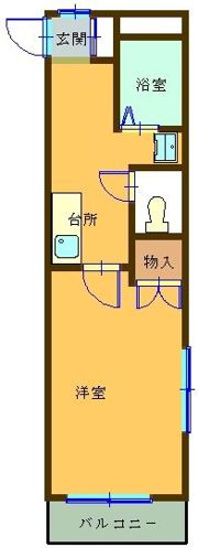 メゾンドゥ北斗の間取り画像