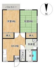 ブルーシャトーの間取り画像