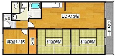 ファミール高石の間取り画像